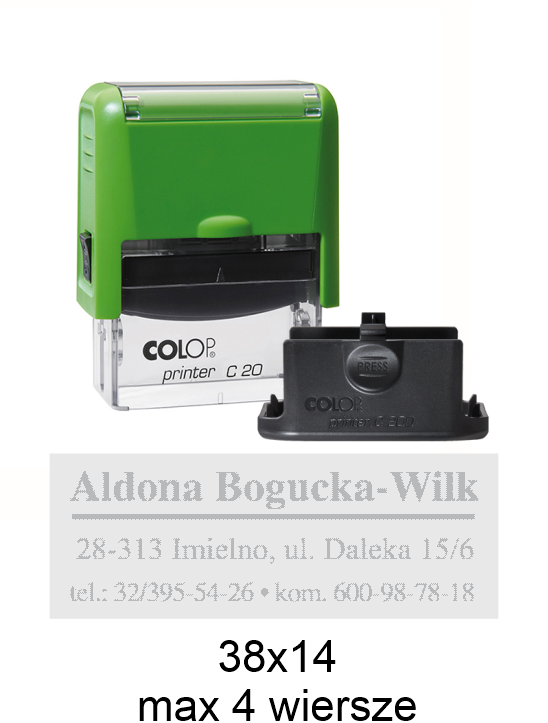 PRINTER COMPACT PRO 20 wraz z wykonaniem gumki (grawer laserem)