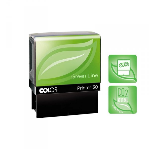 PRINTER IQ ROZMIAR 30 GREEN LINE wraz z wykonaniem gumki (grawer laserem)