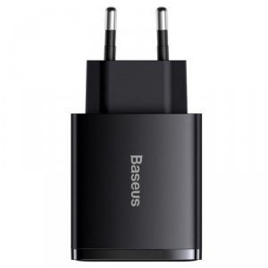 Baseus Ładowarka sieciowa 2xUSB+USB-C 30W CCXJ-E01 czarna