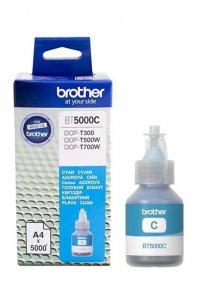 Oryginalny Tusz w butelce Cyan Brother BT-5000C, BT5000C