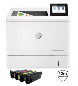 Drukarka HP LaserJet M555dn | GW12 | LAN | SERWIS | DUPLEX | TONERY 100% | DEMO | 100 stron