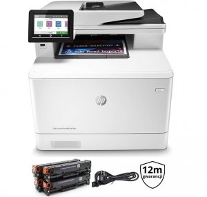HP Color LaserJet MFP M479fdn | A4 | LAN | DUPLEX | TONERY 100% | GW12 | przebieg 2,8k stron W1A79A