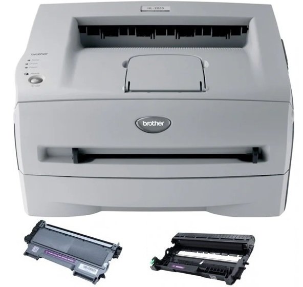 Drukarka laserowa Brother HL-2035 | USB | GW12 | TONER+BĘBEN | SERWIS