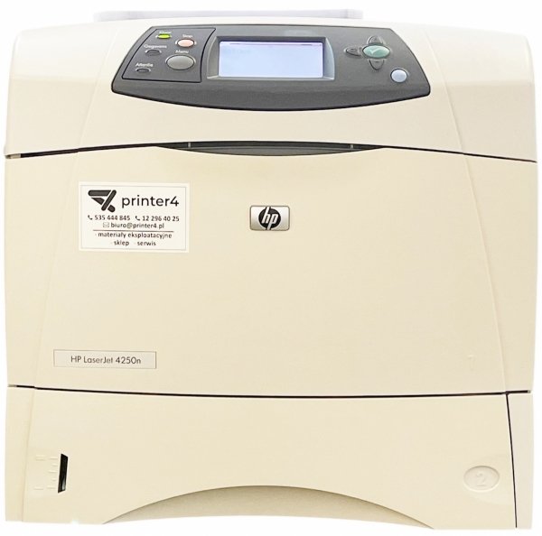 HP 4250dn | Drukarka Laserowa A4 | Sieciowa LAN | Duplex | 43 str/min | 95 000 str | Serwisowana