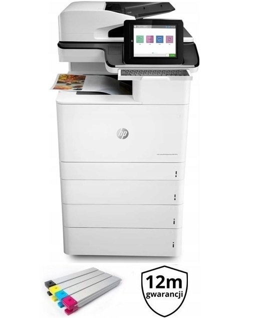 HP Color LaserJet Flow E87660 FLOW | A3 | TONERY | GW12 | LAN | SERWIS
