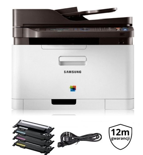 Samsung CLX-3305FW Kolorowa drukarka laserowa WiFi Skan Kopiarka Faks 4w1 ADF CLX-3305FW/SEE