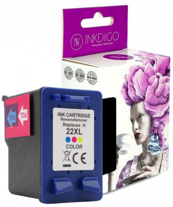 Tusz INKDIGO do HP 22 XL Color