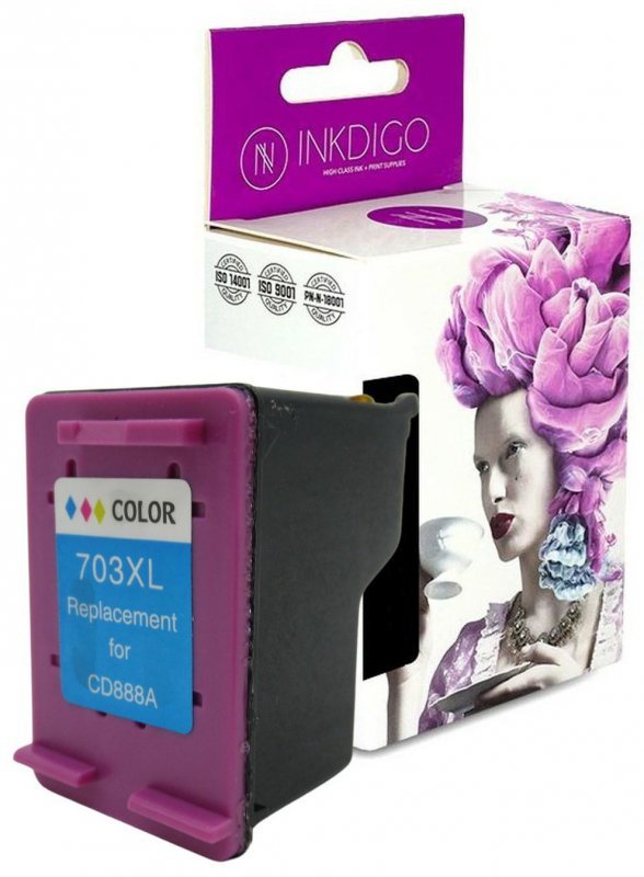 Tusz INKDIGO do HP 703 XL Color