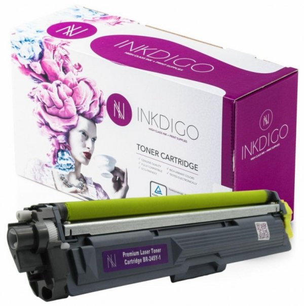 Toner INKDIGO do BROTHER TN 245 Yellow