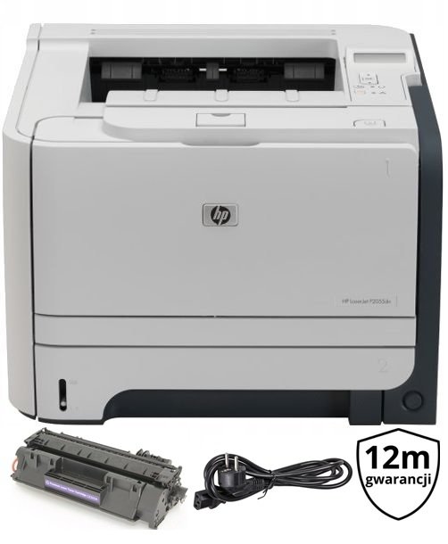 HP LJ P2055dn | GW12 | TONER 100% | DUPLEX | LAN | SERWIS | CE459A |  do 50k