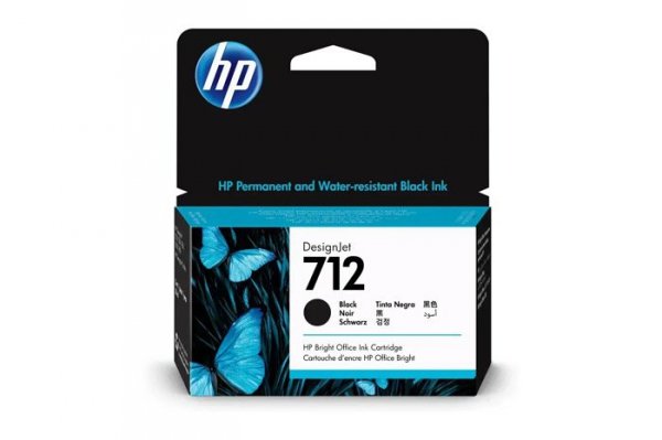 Oryginalny Tusz Black HP 712 (3ED70A)