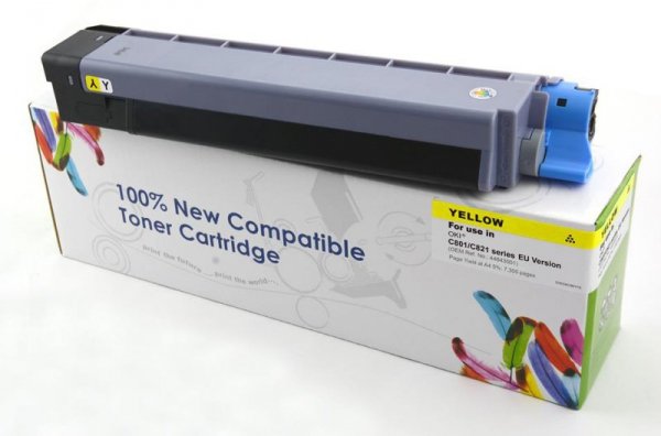 Toner Cartridge Web Yellow  OKI C801/C821 zamiennik 44643001