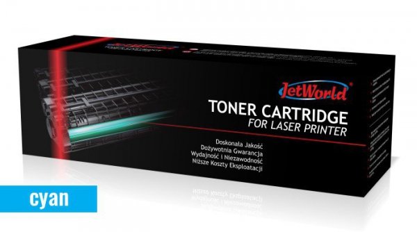 Toner JetWorld zamiennik HP 212X W2121X LaserJet Color Enterprise M554, M555, M578 10K Cyan