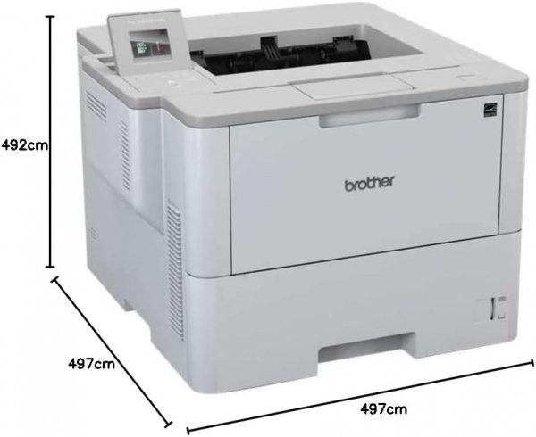 Drukarka laserowa mono Brother HL-L6300DW DUPLEX | LAN| WiFi | GW12 | Toner 100% | HLL6300DWYJ1