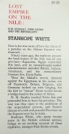 Lost empire on the Nile: H. M. Stanley, Emin Pasha and the imperialists