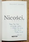 Krzysztof Lisowski Nicości, znikaj
