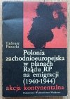 Tadeusz Panecki Polonia zachodnioeuropejska w planach Rządu RP na emigracji (1940-1944)