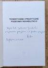Roman Ossowski Teoretyczne i praktyczne podstawy rehabilitacji [dedykacja autorska]