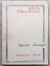 Teksty filozoficzne: Twarz Innego