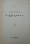 Szymon Askenazy • Uniwersytet Warszawski [1905]