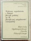 Wybrane zagadnienia z historii filozofii polskiej na tle filozoficznej umysłowości europejskiej