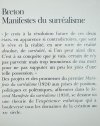 Andre Breton Manifestes du surrealisme