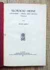 Stefan Kawyn Słowacki - Heine (Beniowski - Niemcy, Baśń zimowa) paralela