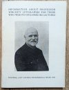Information About Professor Wincenty Lutosławski for Those Who Wish to Organize His Lectures [1930]