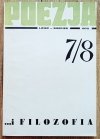 Poezja 7/8 1975 Poezja i filozofia