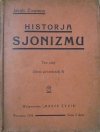 Jakób Zineman • Historja Sjonizmu tom piąty (okres po-herzlowski II)