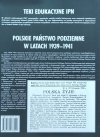 Teki edukacyjne IPN • Polskie Państwo Podziemne w latach 1939–1941