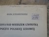 Helena Windakiewiczowa Studya nad wierszem i zwrotką poezyi polskiej ludowej [dedykacja autorki]