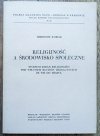 Hieronim Kubiak Religijność a środowisko społeczne