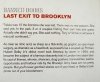 Hubert Selby Jr. Last Exit to Brooklyn