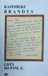 Kazimierz Brandys • Listy do Pani Z. 