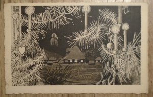 pocztówka Wesołych Świąt [1935]