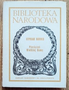 Cyprian Norwid • Pierścień Wielkiej Damy