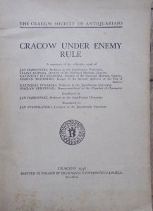 Cracow under Enemy Rule [1946]