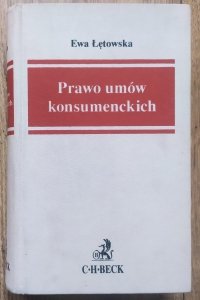 Ewa Łętowska • Prawo umów konsumenckich