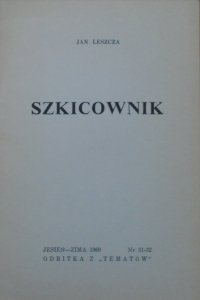 Jan Leszcza • Szkicownik