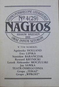 Nagłos nr 4/1991 • [Holland, Lipska, Barańczak, Kornhauser]