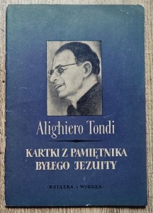 Alighiero Tondi • Kartki z pamiętnika byłego jezuity