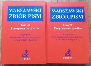 Andrzej Zieliński, Marcjusz Szczepański • Warszawski Zbiór Pism tom 2a i 2b. Postępowanie cywilne