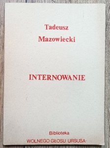 Tadeusz Mazowiecki • Internowanie