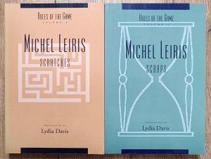 Michel Leiris • Rules of the Games Volume 1/2. Scratches. Scraps