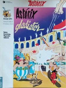 Gościnny, Uderzo • Asterix. Asterix i gladiator. Zeszyt 3/91