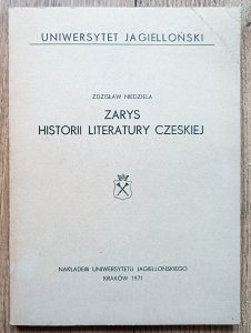 Zdzisław Niedziela • Zarys historii literatury czeskiej