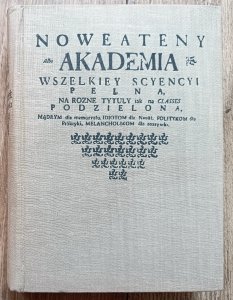Benedykt Chmielowski • Nowe Ateny