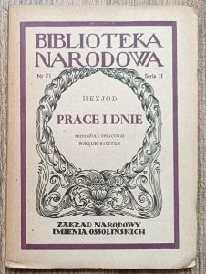 Hezjod • Prace i dnie