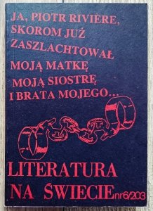 Literatura na świecie 6/1988 (203) • Foucault, Derrida